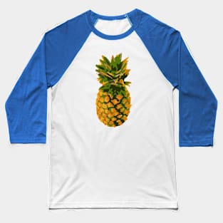 Minimalist Abstract Nature Art #52 Pineapple Baseball T-Shirt